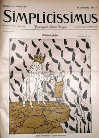 Zeitschrift "Simplicissimus", 11. Jahrgang, Oktober 1906-März 1907