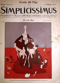 Zeitschrift "Simplicissimus", 15. Jahrgang, 3. Oktober 1910-14. November 1910 (Nr. 27-33)