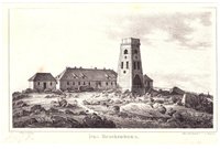 Brocken: Brockenhaus von Südosten, 1841 (aus: "Thüringen und der Harz")