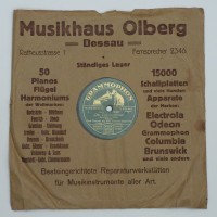 Schallplatte 78 rpm "Der Zigeunerprimas", "Dorfkinder" und "Wiener Praterleben"