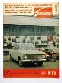 Der Deutsche Straßenverkehr Doppelheft 9 + 10 des Jahres 1965