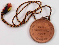 Bronzemedaille zur III. Kinder- und Jugendspartakiade im Kreis Weißenfesl 1967, DDR