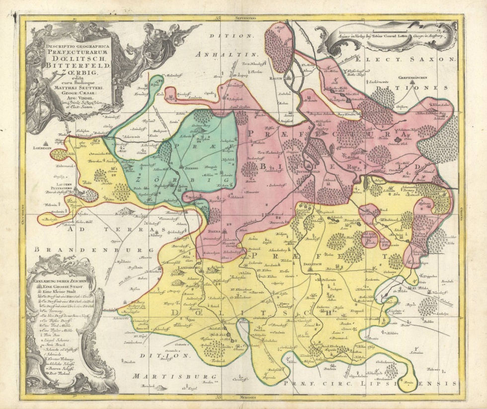 Karte der Ämter Delitzsch, Bitterfeld und Zörbig :: Kreismuseum