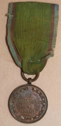 Kriegsdenkmünze "Für Treuen Dienst im Kriege", der Jahre 1808-1815, Herzogtum Mecklenburg-Schwerin