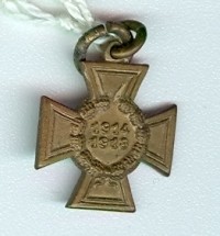 Ehrenkreuz für Kriegsteilnehmer 1914-1918, Miniaturausführung, 1. Weltkrieg
