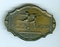 Veranstaltungsabzeichen zum 3. Thüringischen Kreis-Frauenturnen, Weißenfels 1932