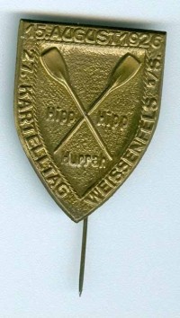 Veranstaltungsabzeichen des Weißenfelser Rudervereins, 27. Kartelltag 1926