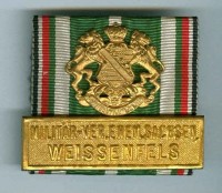Mitgliedsabzeichen des Militärvereins Ehemalige Sachsen Weißenfels