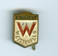 Mitgliedsabzeichen der Sportvereinigung Einheit Weißenfels, DDR
