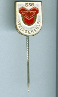 Mitgliedsabzeichen der Sportvereinigung BSG Motor Weißenfels