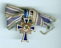 Ehrenkreuz der Deutschen Mutter 3. Stufe, 2. Form, 1939-1944, Mutterkreuz, Miniaturausführung