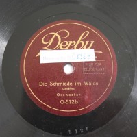 Schallplatte 78 rpm des Labels Derby