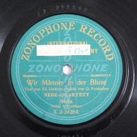 Schallplatte 78 rpm des Labels Zonophone