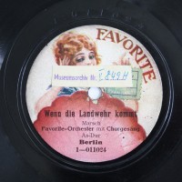 Schallplatte 78 rpm des Labels Favorite