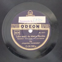 Schallplatte 78 rpm des Labels Odeon