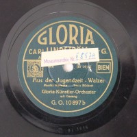 Schallplatte 78 rpm des Labels Gloria