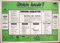 Plakat/Kultur/Werbung "Weißenfelser Veranstaltungsspiegel", DDR, Weißenfels 1953