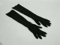 Schwarze Damenhandschuhe