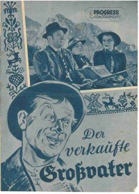 Progress Filmillustrierte 87/54 "Der verkaufte Großvater"