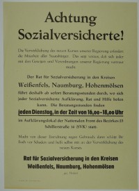 Achtung Sozialversicherte! 1953