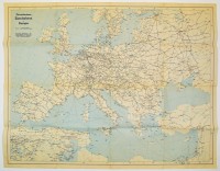Übersichtskarte Eisenbahnen in Europa