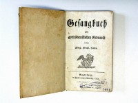 Gesangbuch, Faberscher Verlag 1781