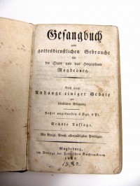 Gesangbuch, Fabersche Buchdruckerey 1832