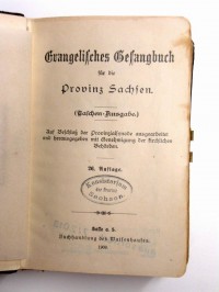 Gesangbuch, Halle 1909