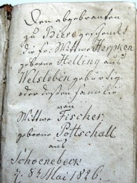 Gesangbuch, Druck (Pansa) 1764