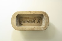 Butterform mit Inschrift „A. Raneberg“