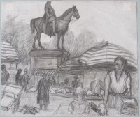Markttag am Kaiser-Wilhelm-Denkmal
