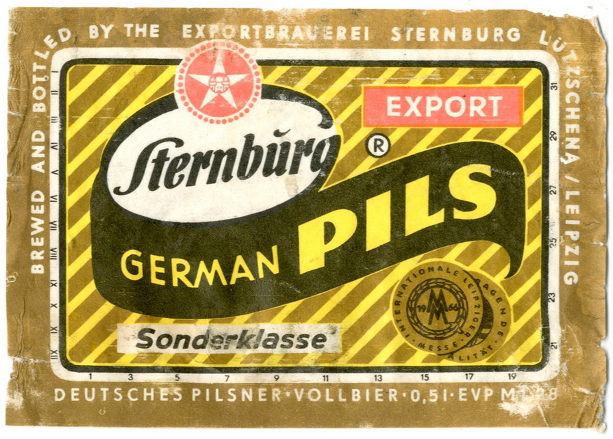 Etikett für Bier: "Sternburg German Pils" :: Haus der ...
