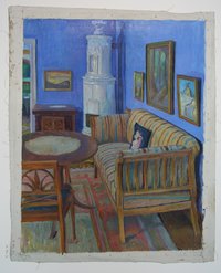 Salon im Haus des Künstlers in Wernigerode (Blaue Stube)