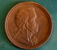 Portraitrelief Wolfgang Amadeus Mozart