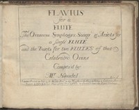 Flavius for a flute