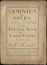 Arminius, an opera