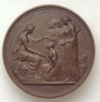 Preismedaille der Weltausstellung London 1851